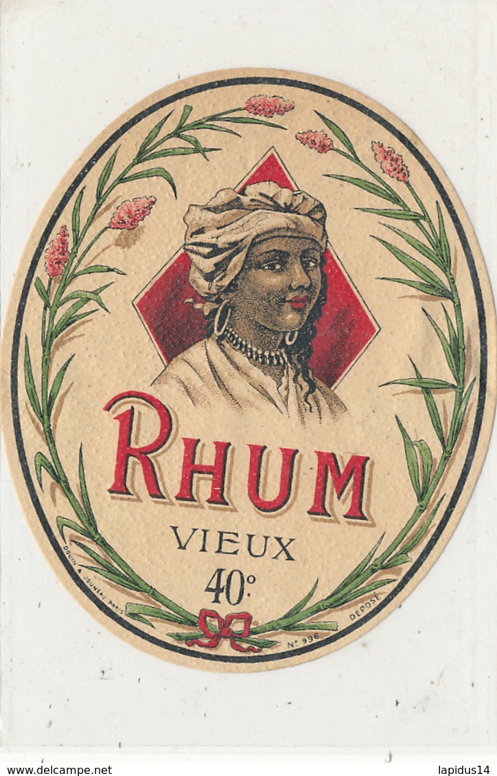 984  / ETIQUETTE  DE RHUM- VIEUX - Rhum