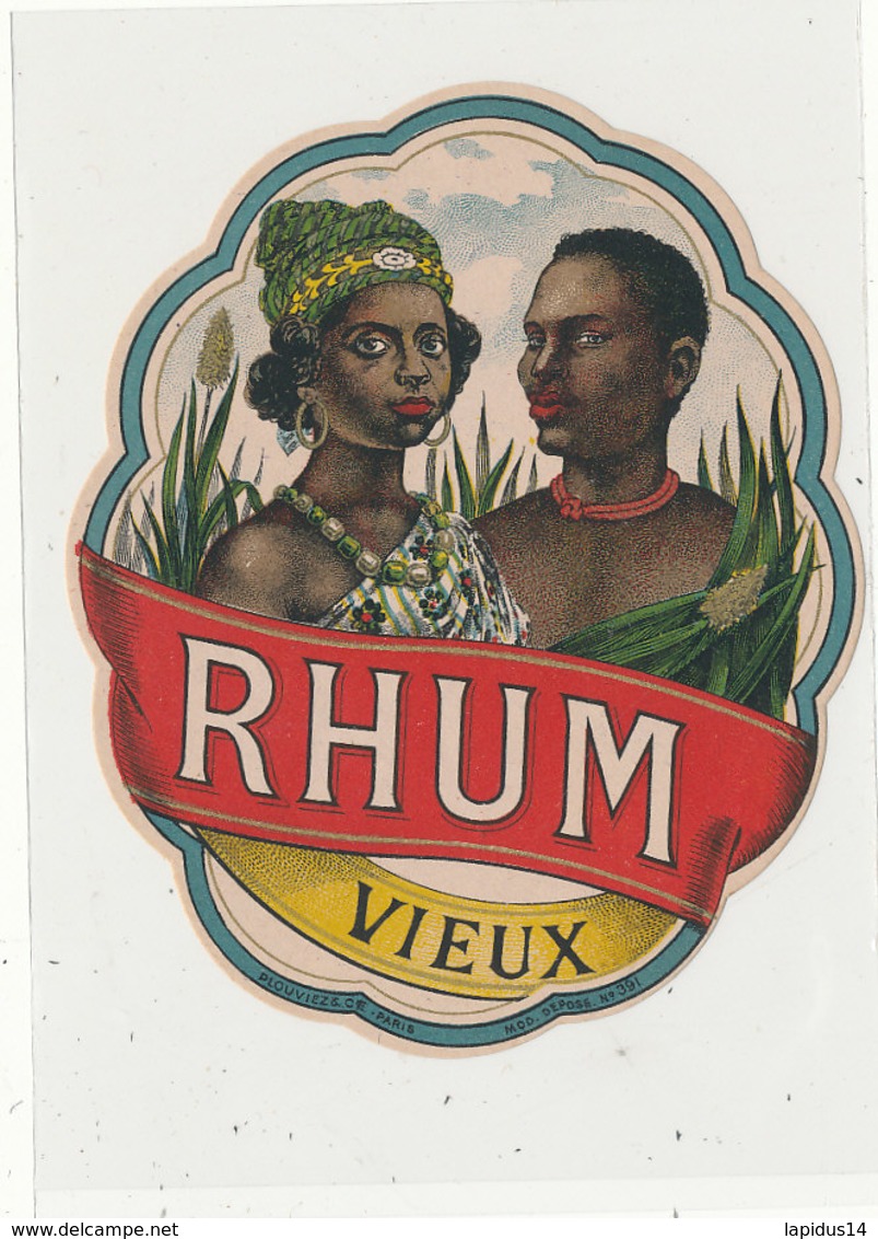 986  / ETIQUETTE  DE RHUM- VIEUX - Rhum