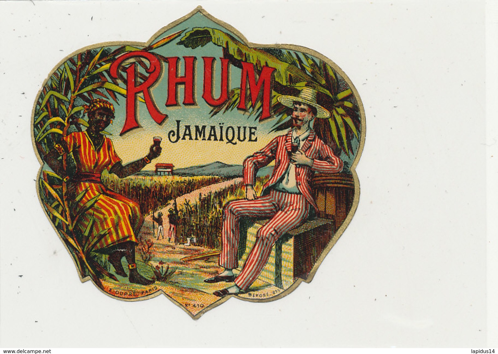 996  / ETIQUETTE  DE RHUM   JAMAIQUE - Rhum