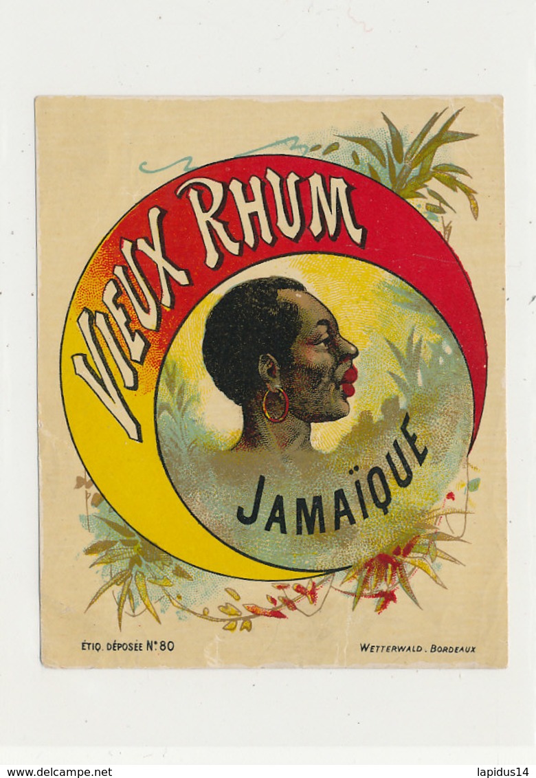 999  / ETIQUETTE  DE RHUM    VIEUX  JAMAIQUE - Rhum