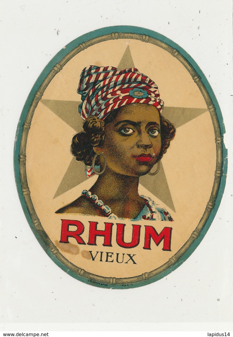 1006  / ETIQUETTE  DE RHUM   VIEUX - Rhum