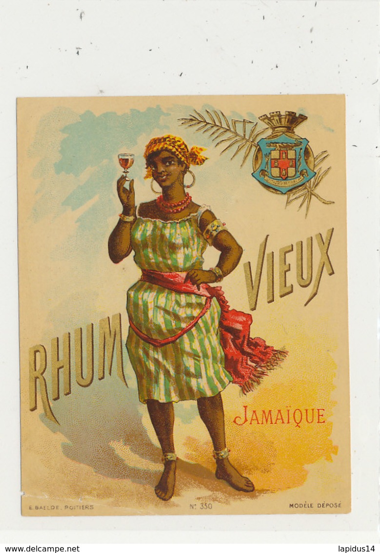 1010  / ETIQUETTE  DE RHUM   VIEUX  JAMAIQUE - Rhum