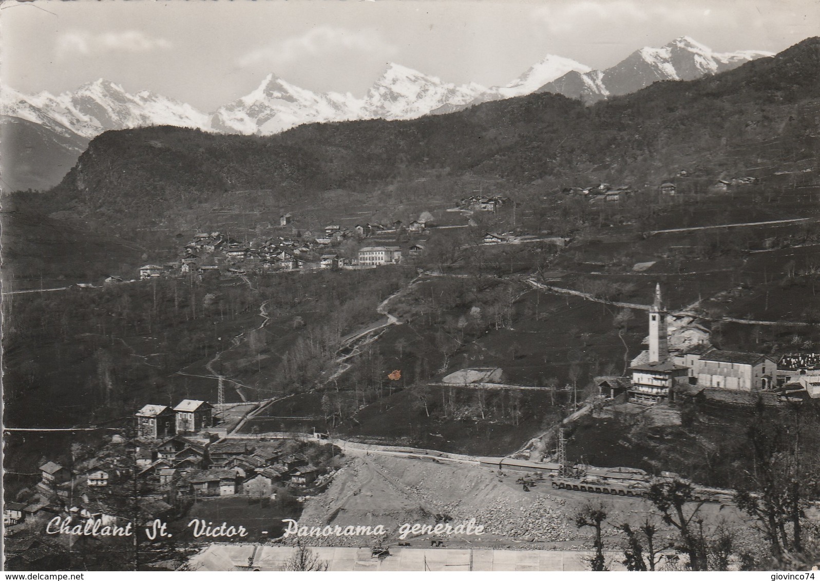 AOSTA - CHALLANT ST. VICTOR - PANORAMA GENERALE ........F6 - Aosta
