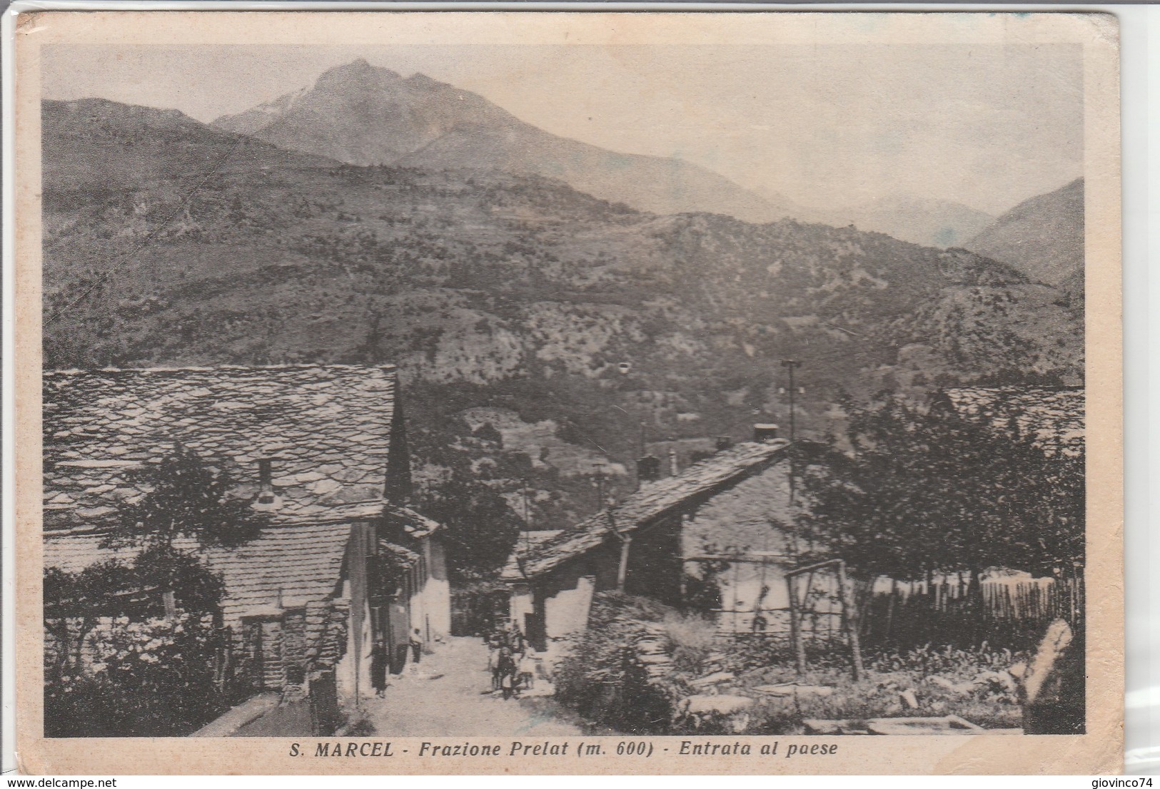 AOSTA - S. MARCEL - FRAZIONE PRELAT - ENTRATA AL PAESE........F6 - Aosta