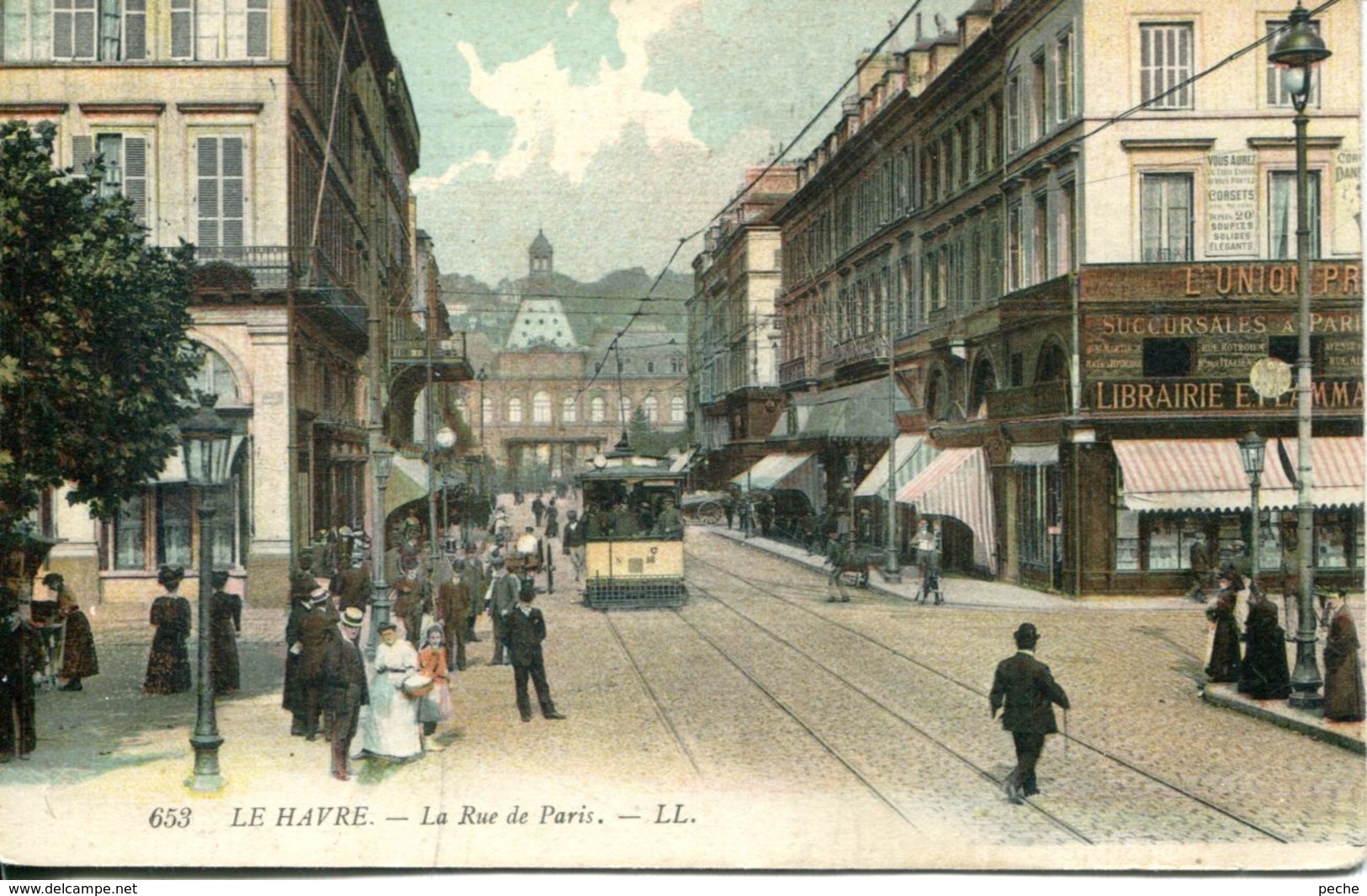 N°69183 -cpa Le Havre -la Rue De Paris- - Non Classés