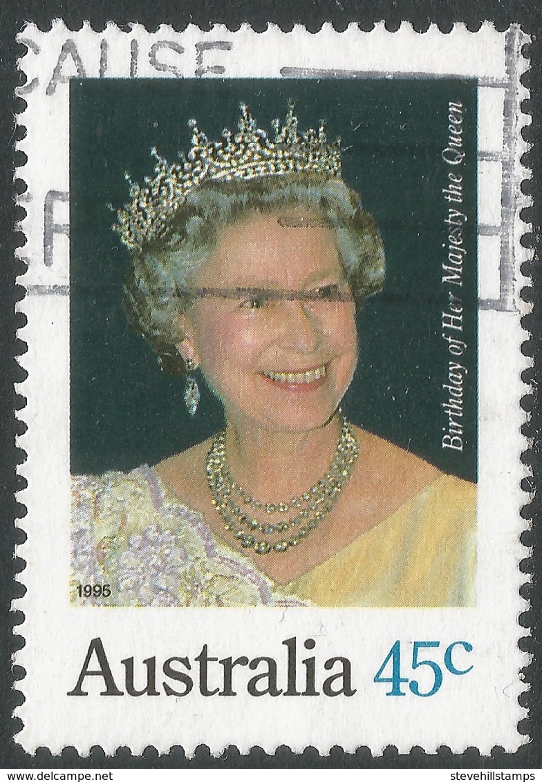 Australia. 1995 Queen Elizabeth II's Birthday. 45c Used - Used Stamps