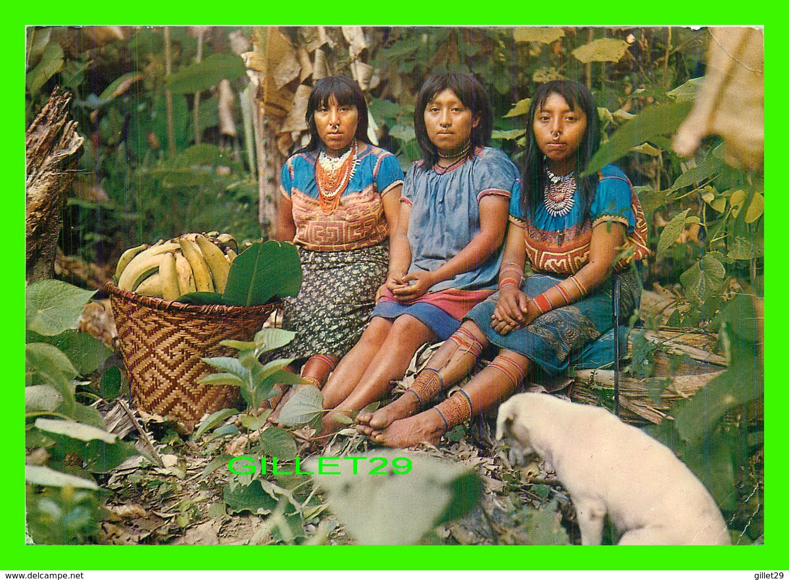 CHOCO, COLOMBIA - GROUP OF CHOCO INDIAN GIRLS IN THEIR TYPICAL COSTUMES - TRAVEL IN 1972 - FOTORAMA - - Colombie