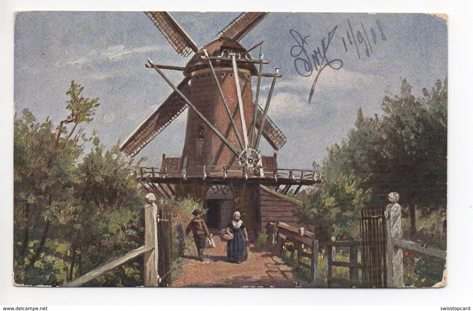 WINDMÜHLE W. De Haan Utrecht - Moulins à Vent