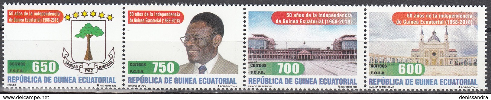 Guinea Ecuatorial 2018 50 Ans Indépendance Neuf ** - Äquatorial-Guinea