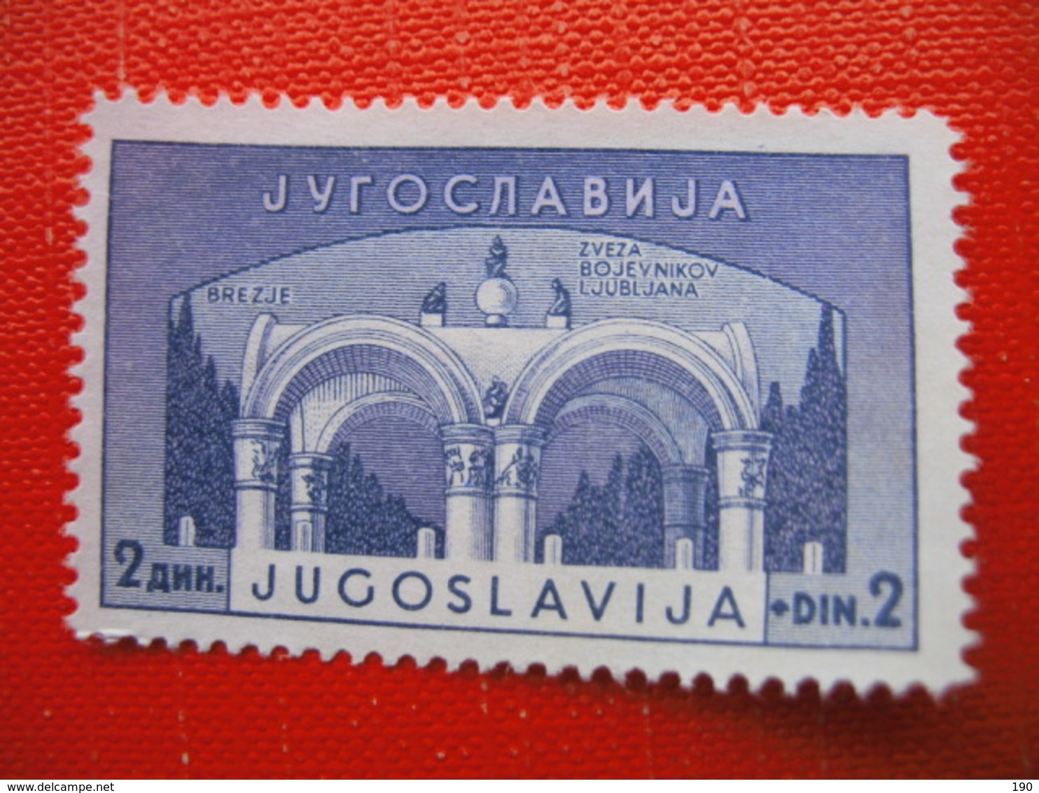 ZVEZA BOJEVNIKOV LJUBLJANA-4 STAMPS+DOCUMENT - Covers & Documents