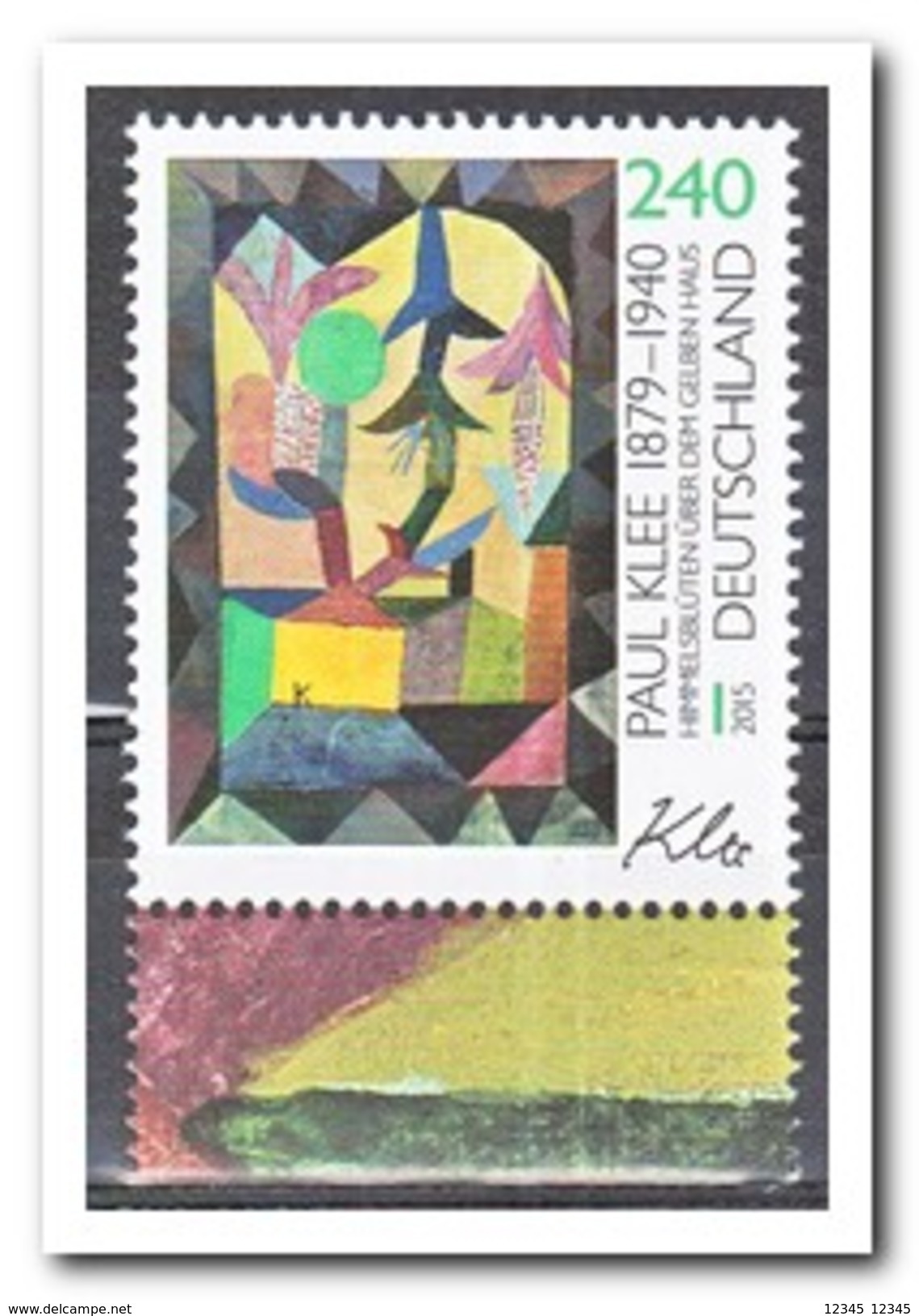 Duitsland 2015, Postfris MNH, MI 3195, Paul Klee, Painting - Ongebruikt