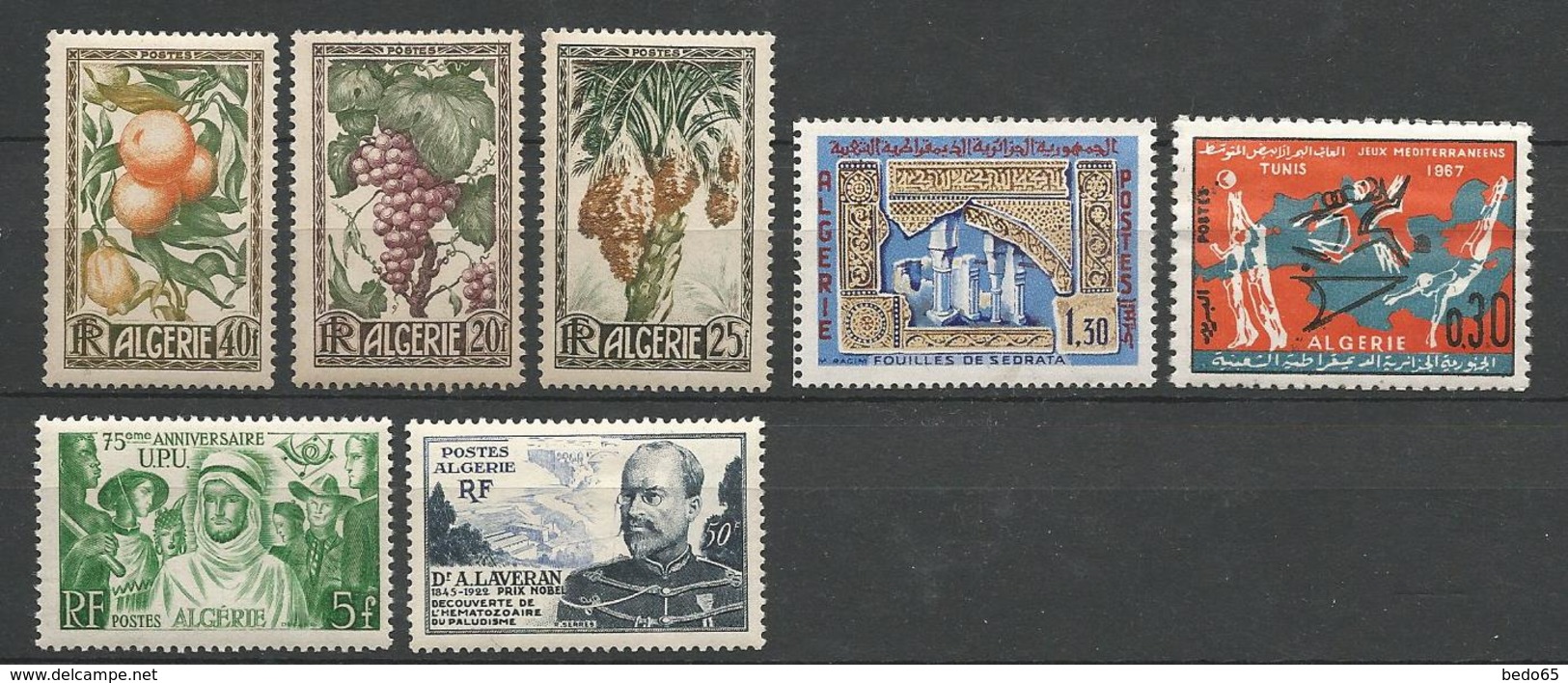 LOT ALGERIE NEUF* AVEC OU TRACE DE CHARNIERE TB  / MH - Collezioni & Lotti