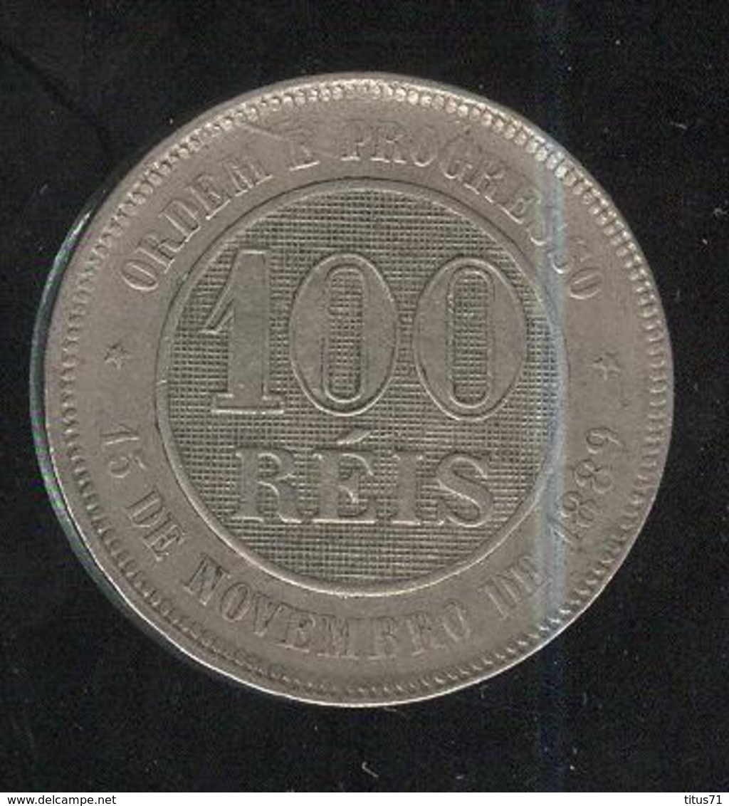 100 Réis Brésil / Brasil / Brazil 1889 - Brésil