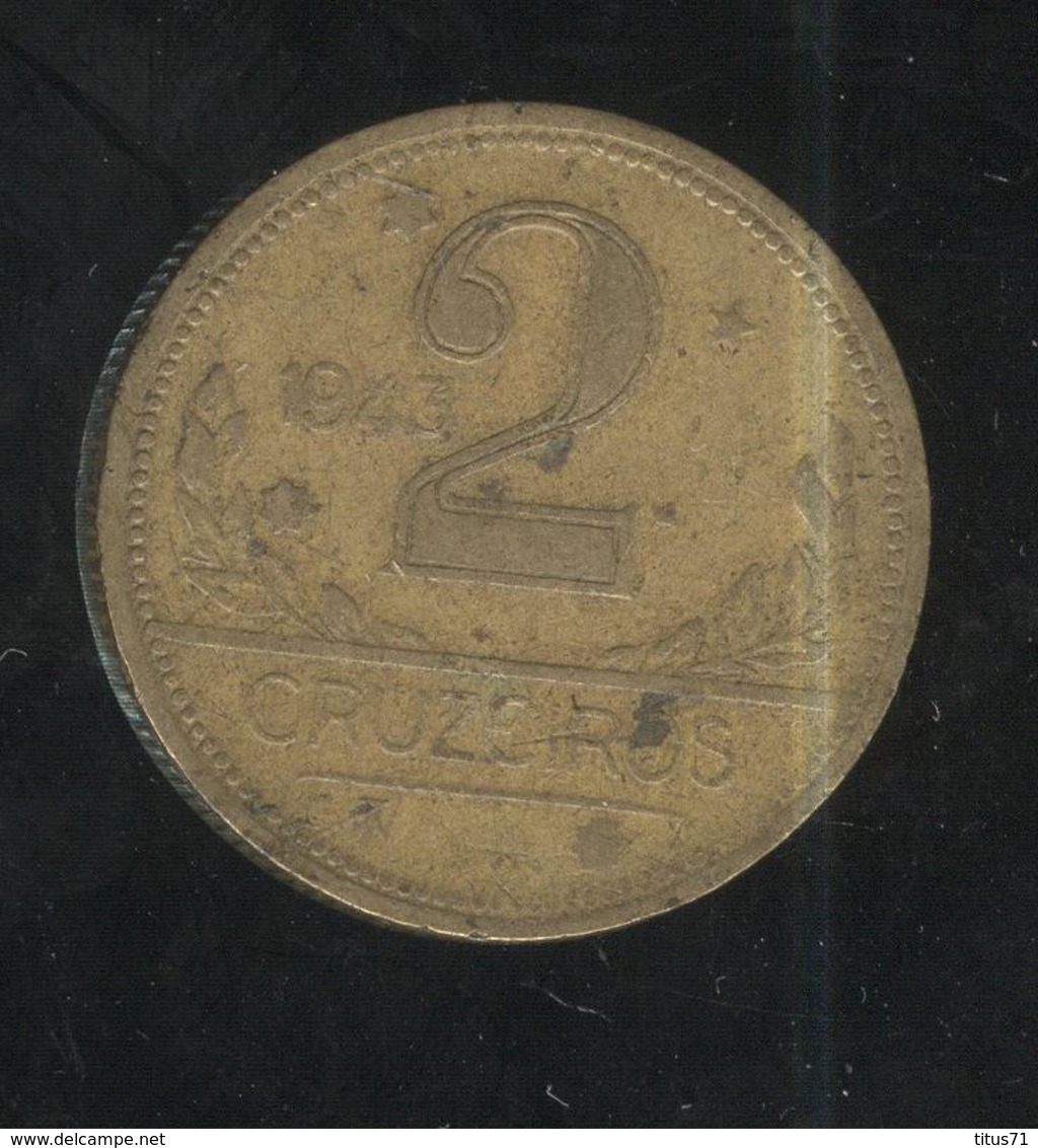 2 Cruzeiros Antigo Brésil / Brasil / Brazil 1943 TTB - Brazil