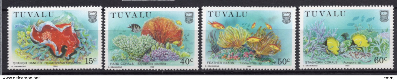 1988 - TUVALU - Yv. Nr. 483A/483D - NH - (UP.207.42) - Tuvalu