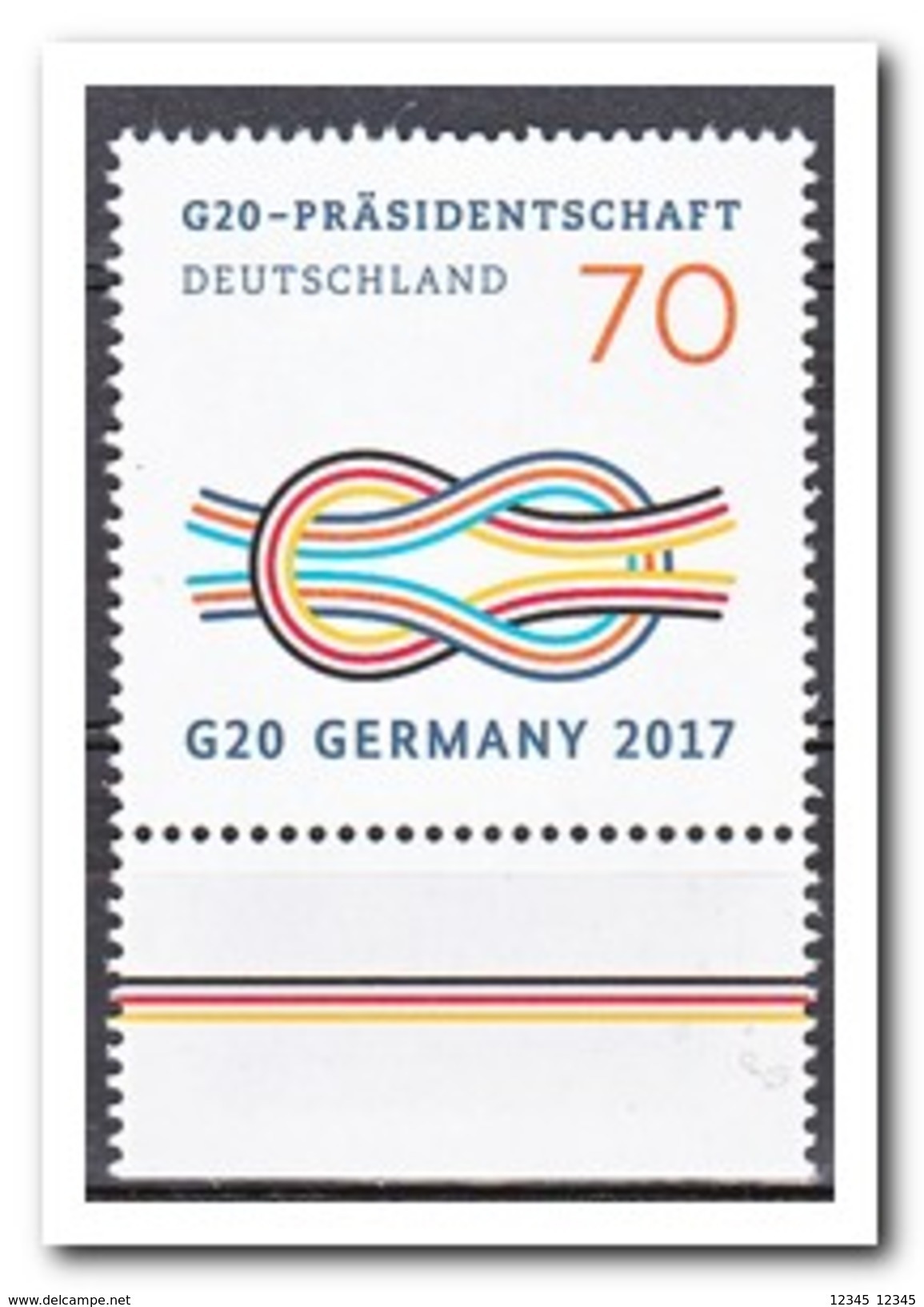 Duitsland 2017, Postfris MNH, MI 3291, G20 Presidency - Ongebruikt