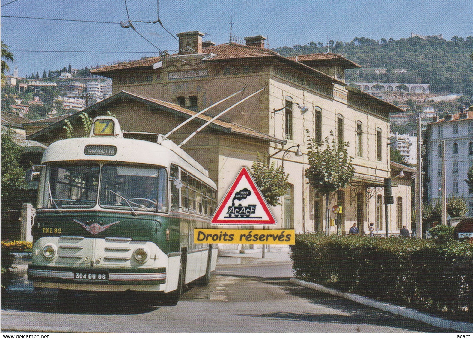 Trolleybus Vetra Berliet ELR à Nice (06) - - Bus & Autocars