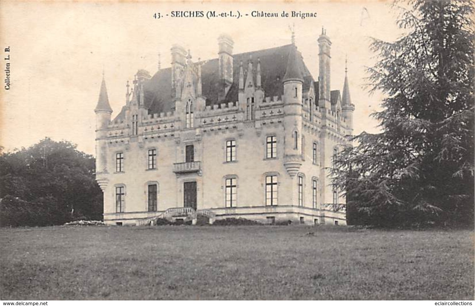 Seiches Sur Le Loir         49          Château De Brignac      (voir Scan) - Seiches Sur Le Loir