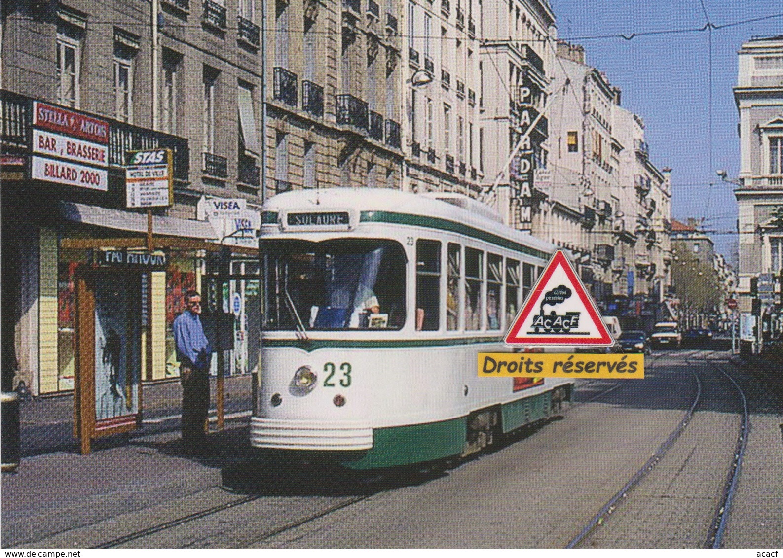 Rame PCC N°523 Du Tramway De Saint-Etienne (42) - - Strassenbahnen