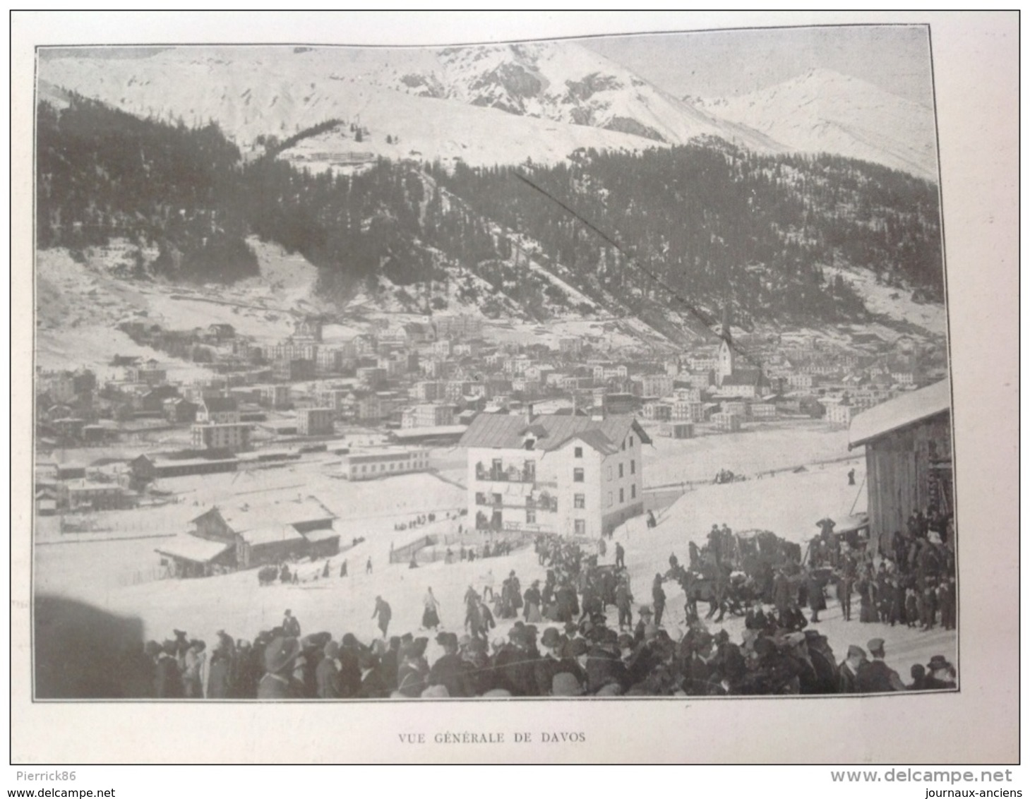 1910 BOBSLEIGHS SKI CURLING PATINOIRE A DAVOS / HOUSE BOATS AMERICAINS / FURETAGE DU LAPIN - Revues Anciennes - Avant 1900