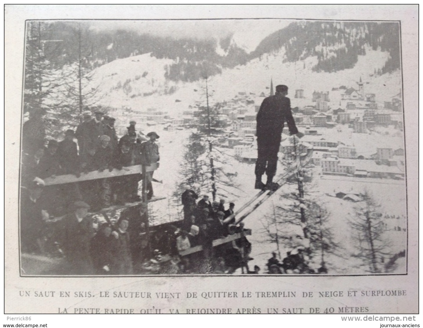 1910 BOBSLEIGHS SKI CURLING PATINOIRE A DAVOS / HOUSE BOATS AMERICAINS / FURETAGE DU LAPIN - Revues Anciennes - Avant 1900