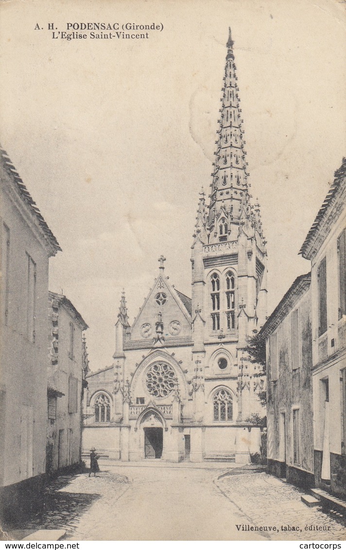 33 - Podensac - Eglise Saint-Vincent - Other & Unclassified