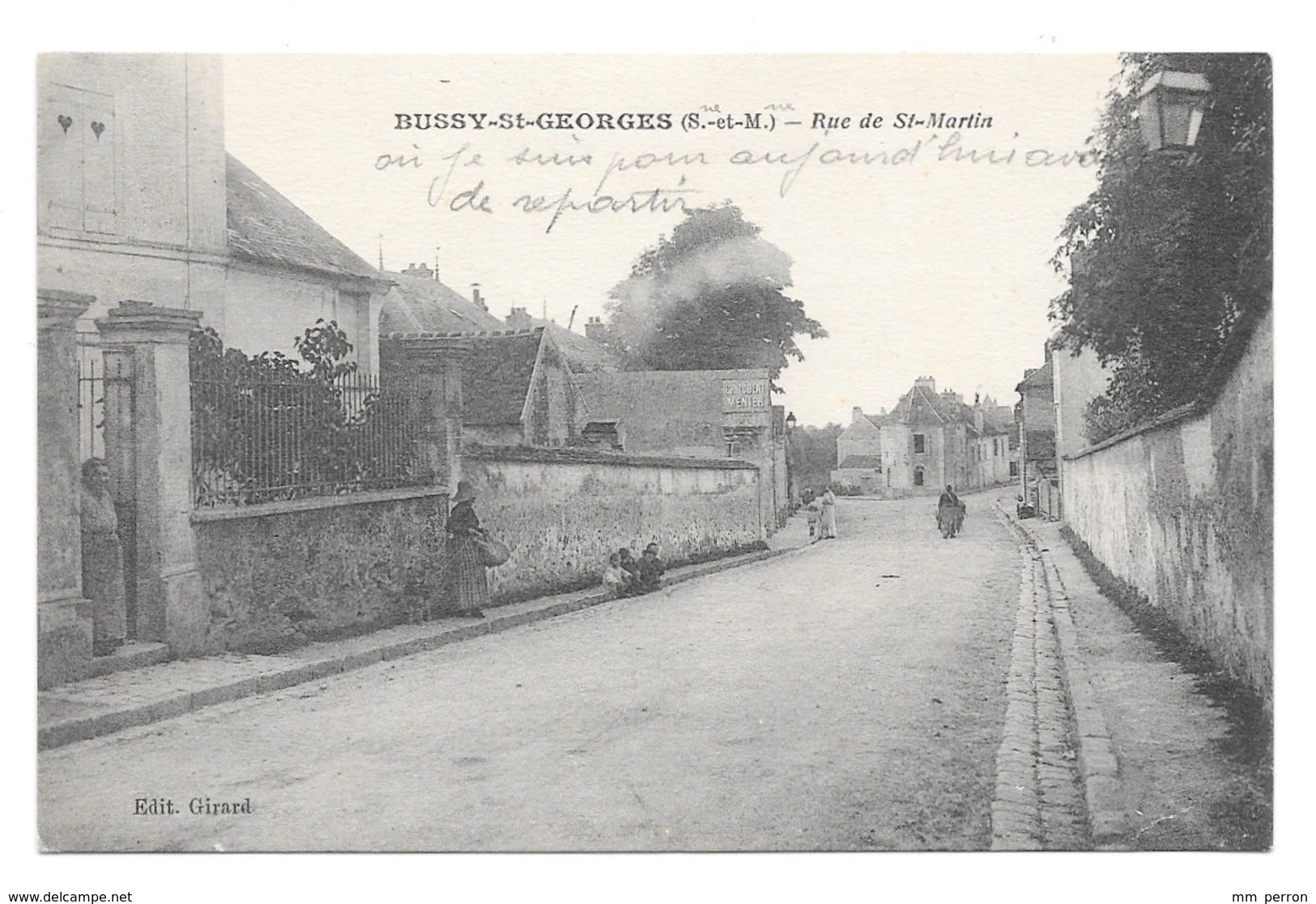 (23012-77) Bussy Saint Georges - Rue De Saint Martin - Autres & Non Classés