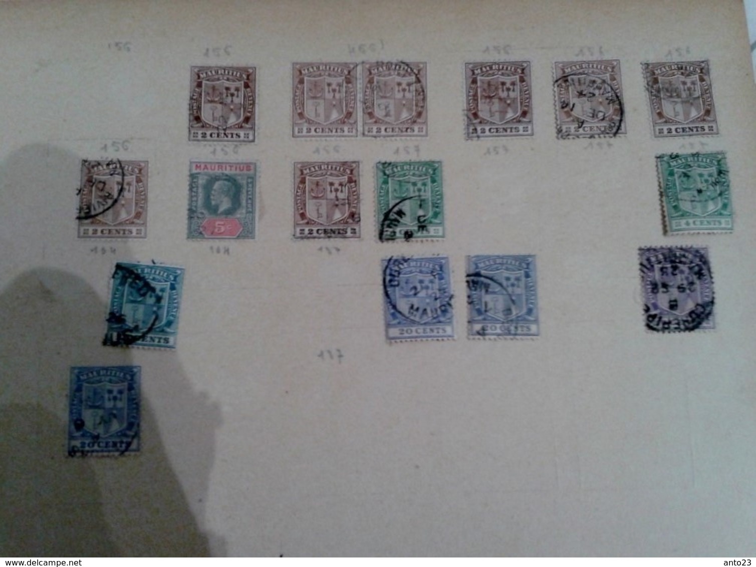 PLANCHE DE TIMBRES MAURITIUS - Mauritius (1968-...)