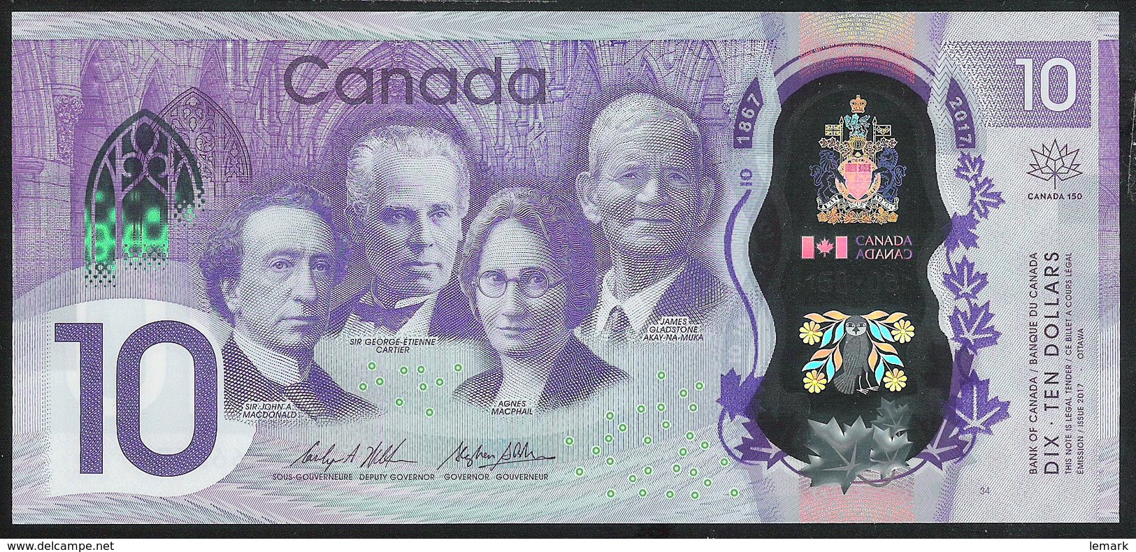 Canada 10 Dollar 2017 P112 UNC - Kanada