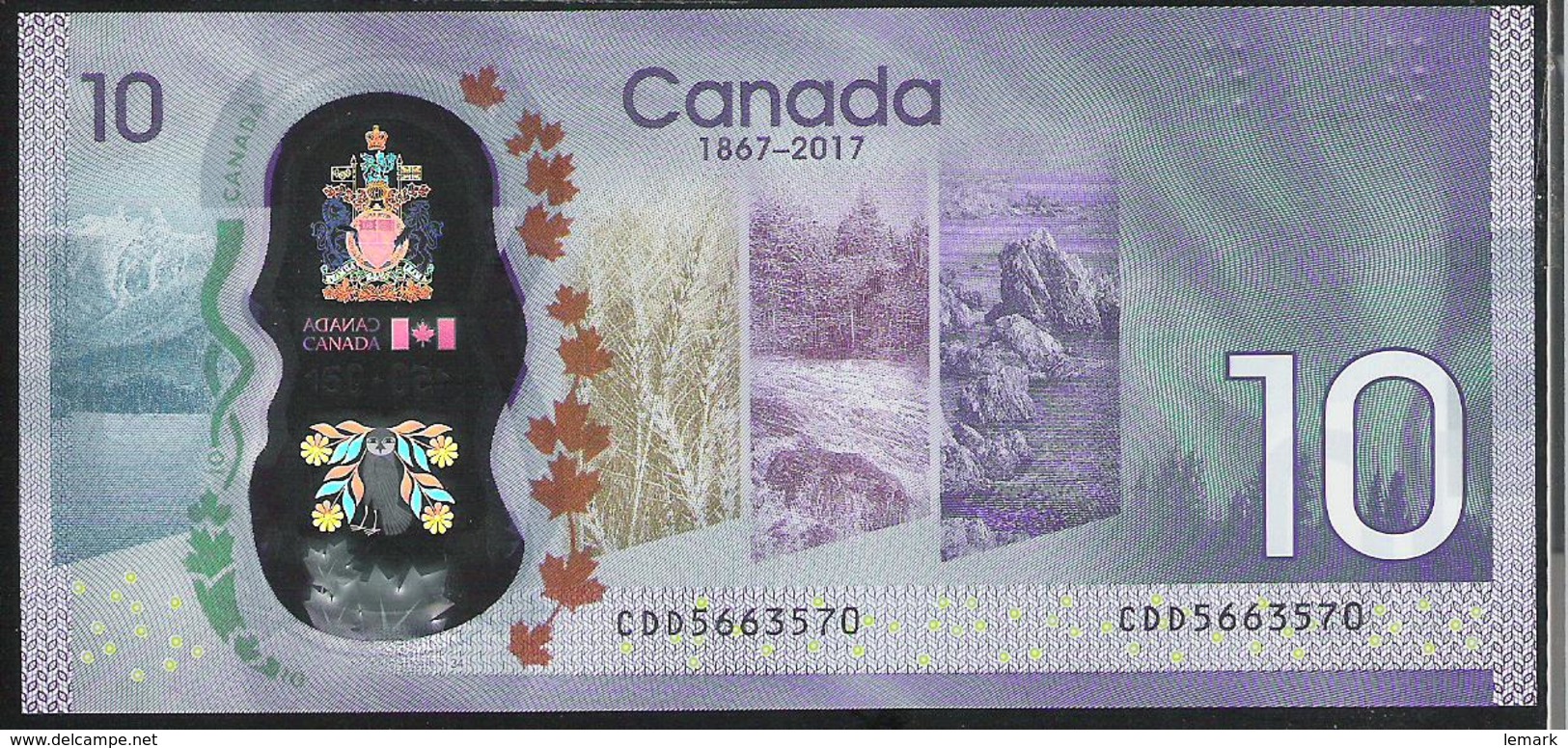 Canada 10 Dollar 2017 P112 UNC - Kanada