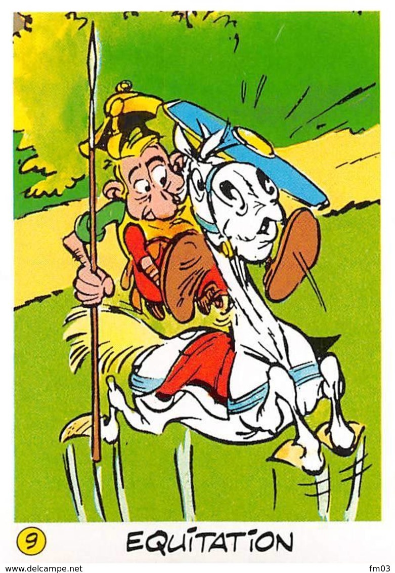 Astérix série complète 25 autocollants la Vache Qui Rit 1992 Jeux Olympiques tir à l'arc ping pong tennis judo aviron ..