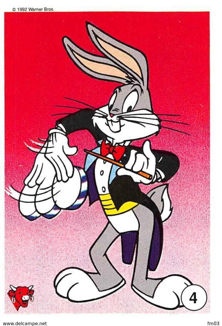 magie Bugs Bunny série complète 20 images la Vache Qui Rit Fromagerie Bel 1992 Warner