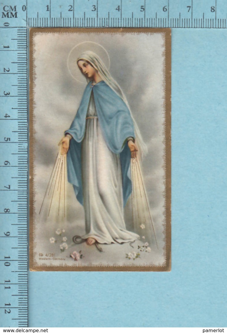 KGCO Germany - Gold Print, Immaculé Conception-  Image Pieuse, Religieuse, Holy Card, Santini - Images Religieuses