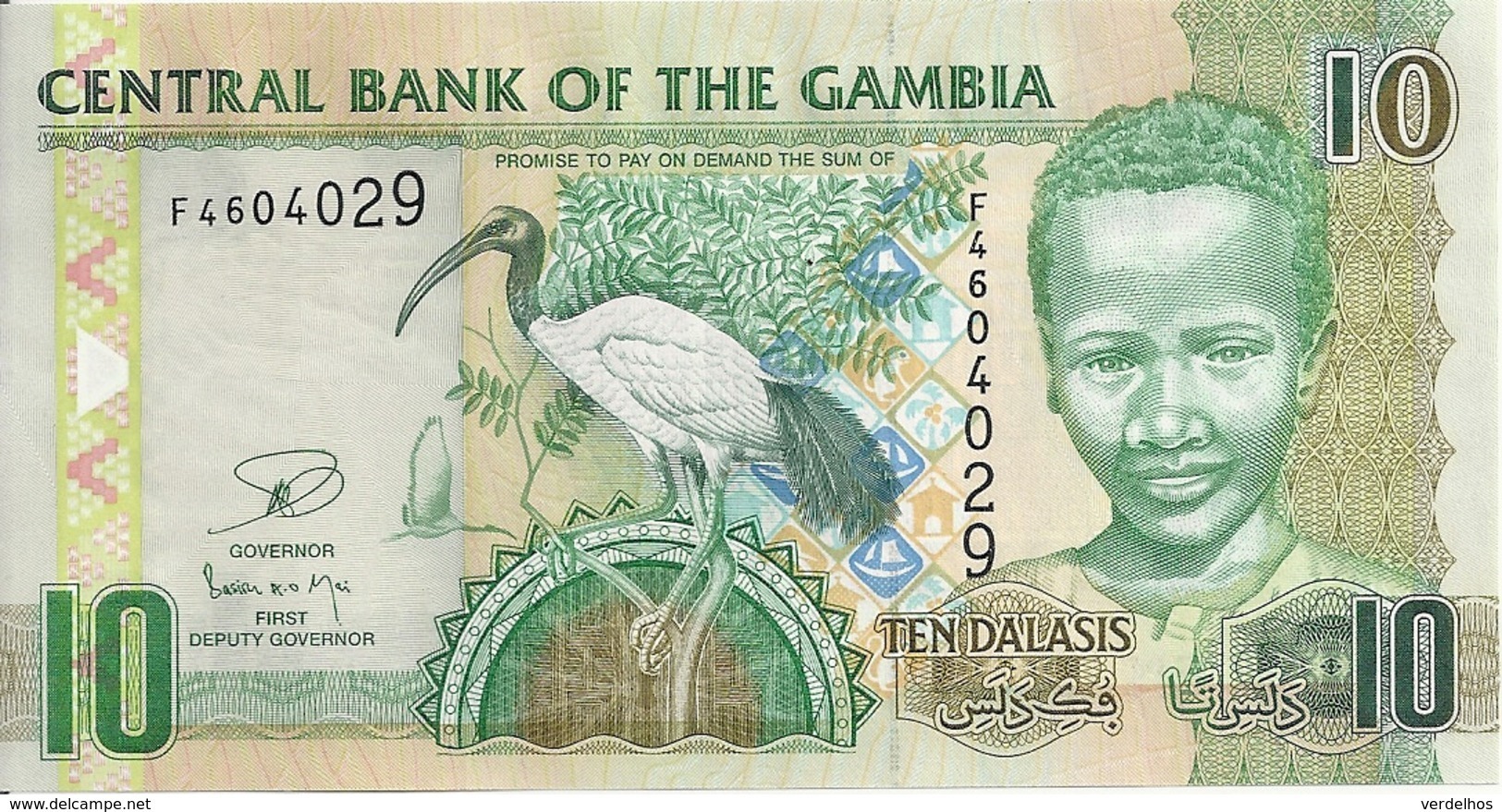 GAMBIE 10 DALASIS ND2006(2013) UNC P 26 - Gambia