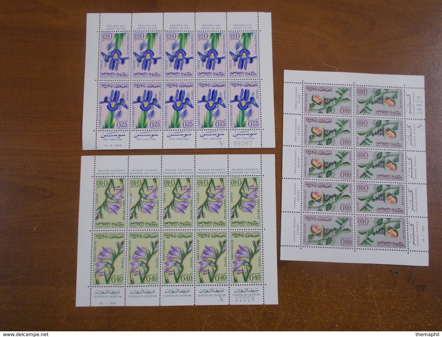 lot n° 68  MAROC neufs ** un lot de plus de 50 mini feuillets .. no paypal