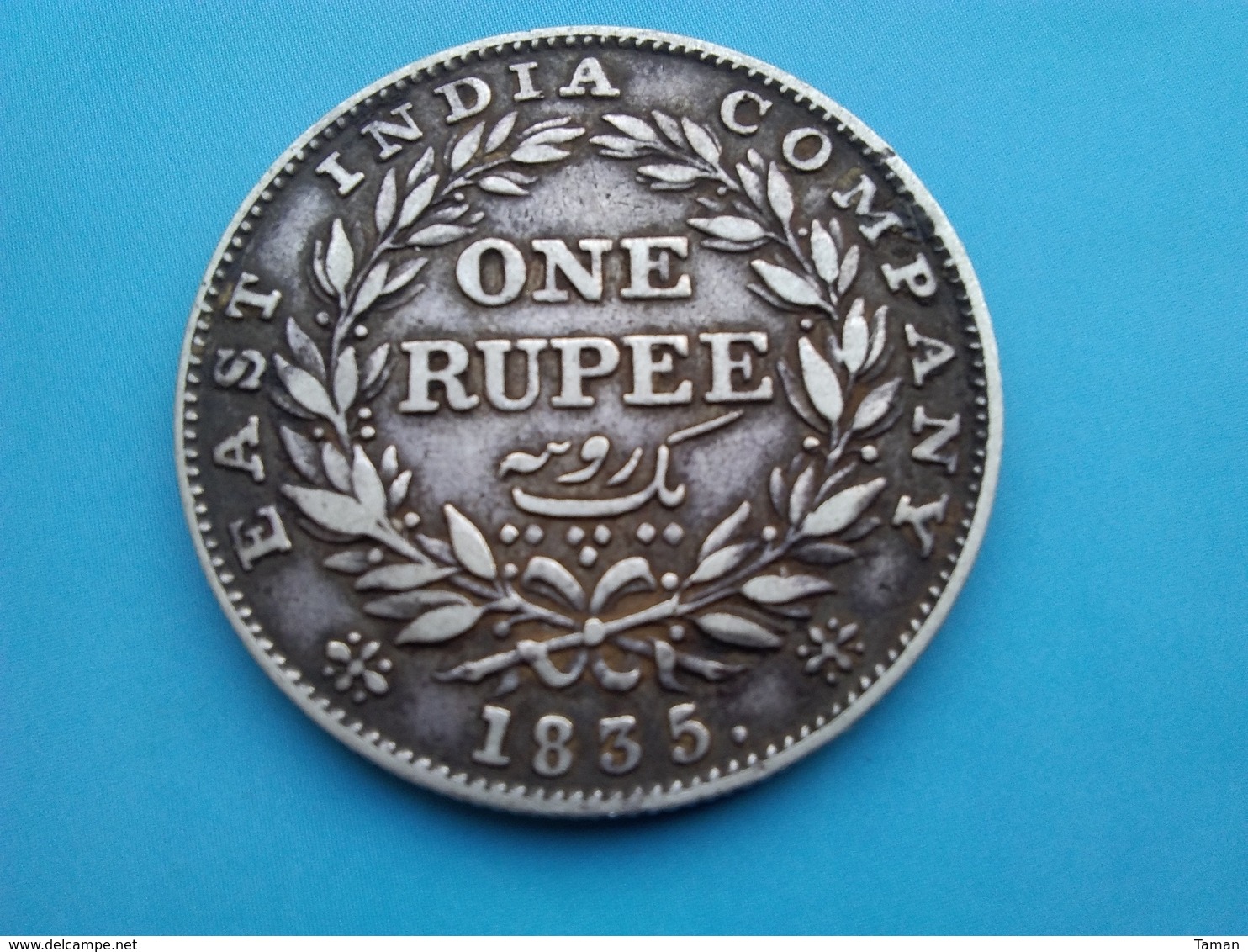 INDE   1  Roupie   1835   William III - Inde