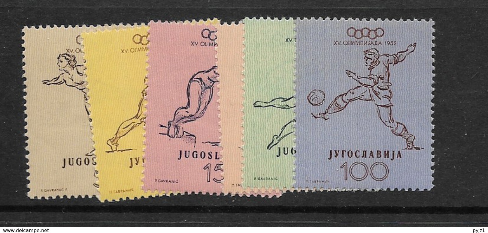 1952 MNH Yugoslavia, Postfris** - Nuovi