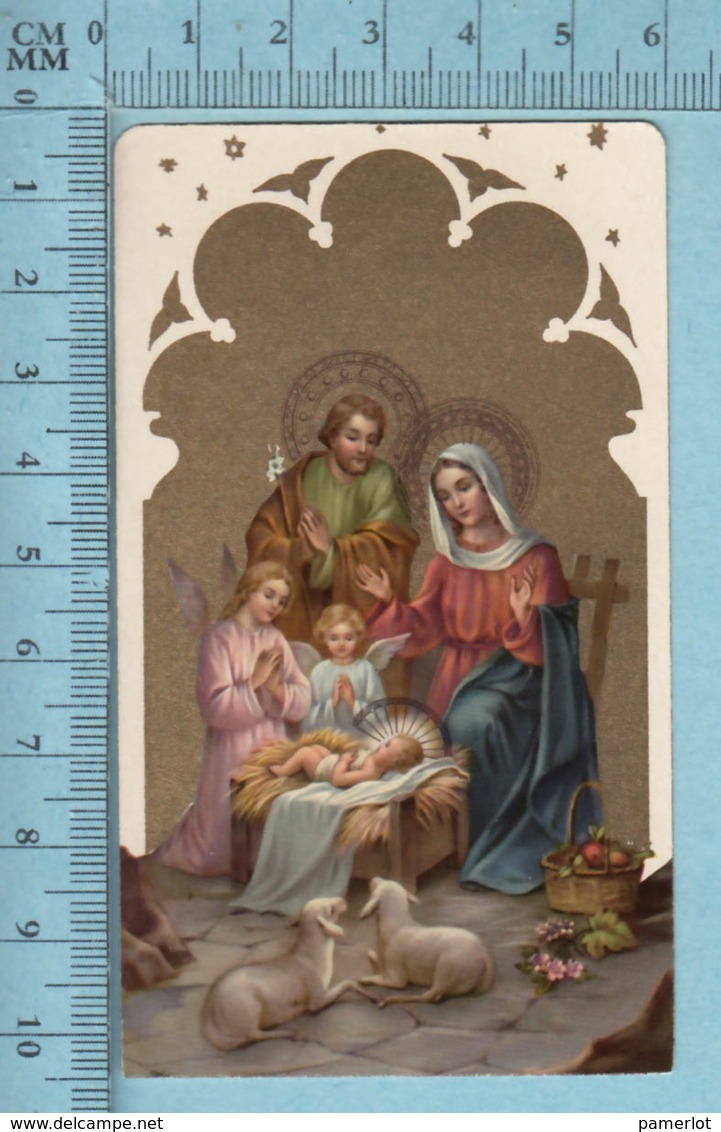 KCGO 27/3 Germany - Gold Print, Adoration Des Anges -  Image Pieuse, Religieuse, Holy Card, Santini - Images Religieuses