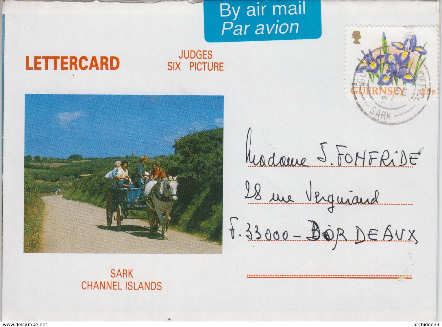 Lettercard Six Picture - Sark Channel Islands - Sark