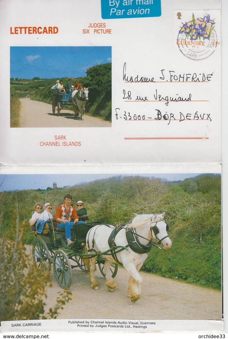 Lettercard Six Picture - Sark Channel Islands - Sark