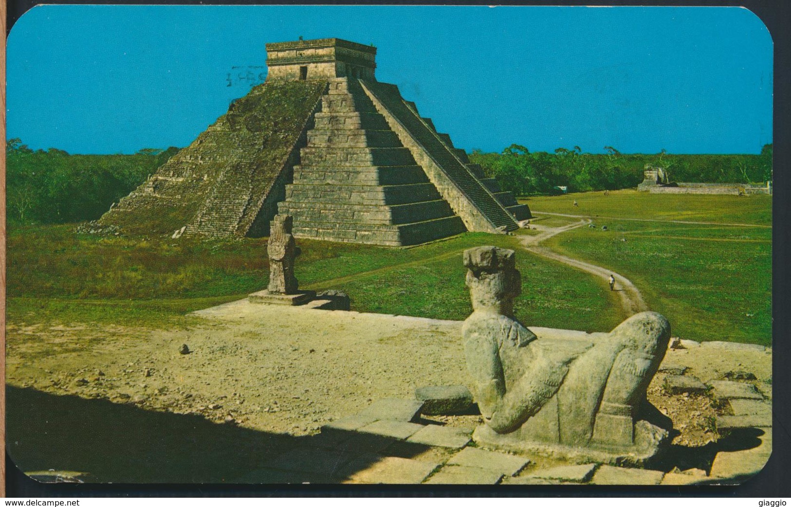 °°° 13080 - MEXICO - YUCATAN - EL CASTILLO , CHICHEN ITZA - With Stamps °°° - Messico