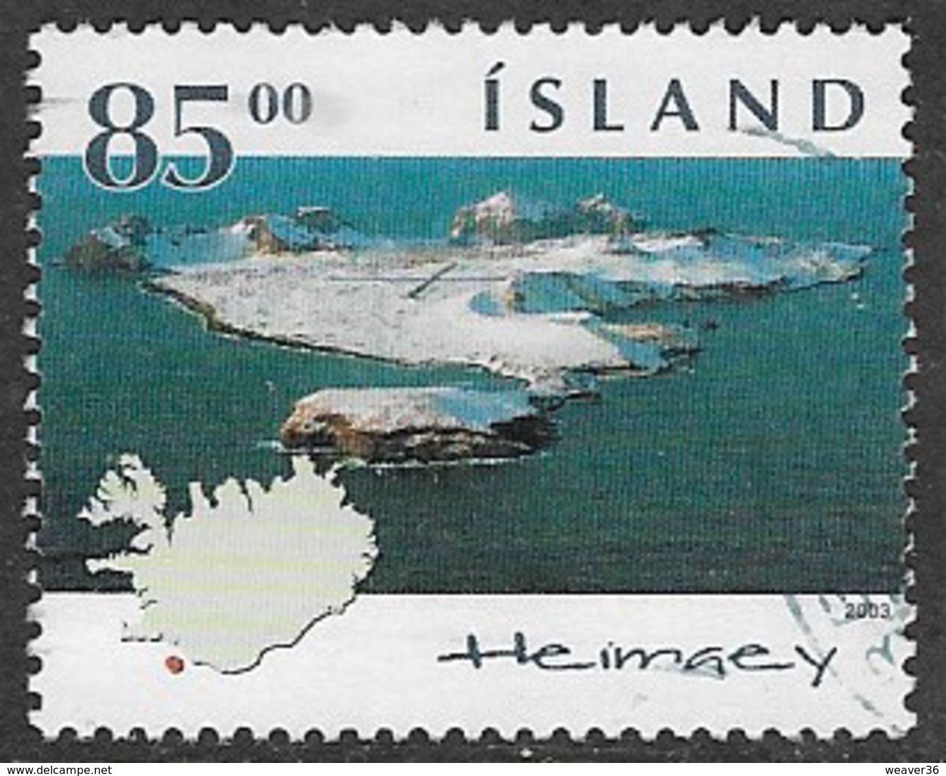 Iceland SG1061 2003 Islands (3rd Series) 85k Good/fine Used [39/31891/6D] - Used Stamps