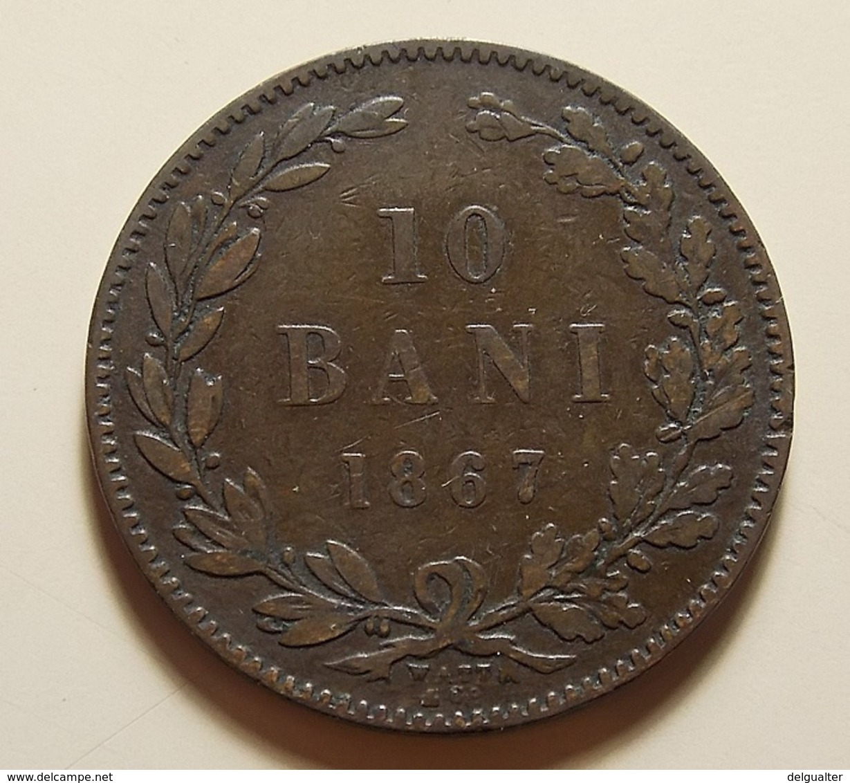 Romania 10 Bani 1867 - Roumanie