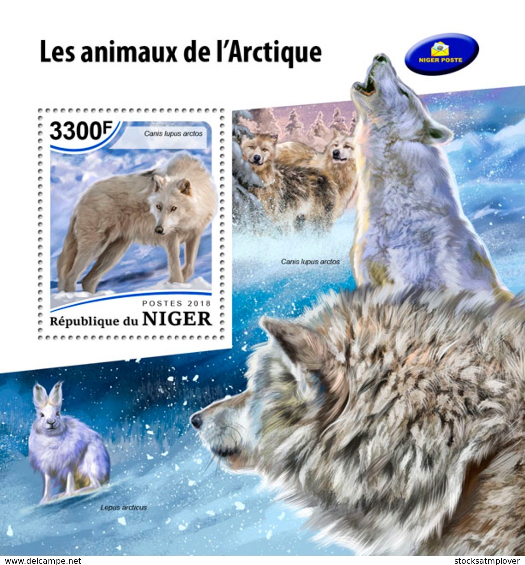 Niger 2018   Arctic Animals  Fauna Wolf   S201812 - Niger (1960-...)