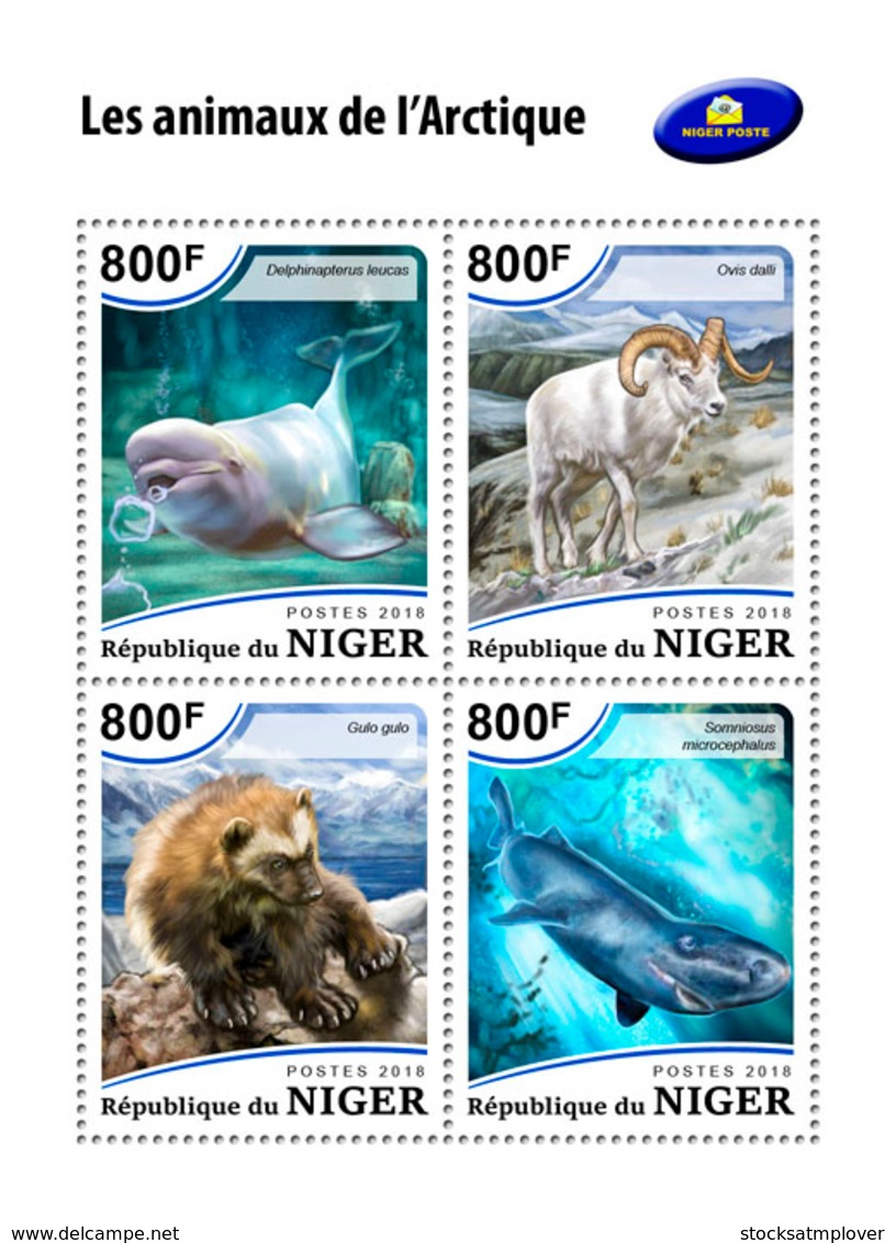 Niger 2018   Arctic Animals  Fauna Whale  S201812 - Niger (1960-...)