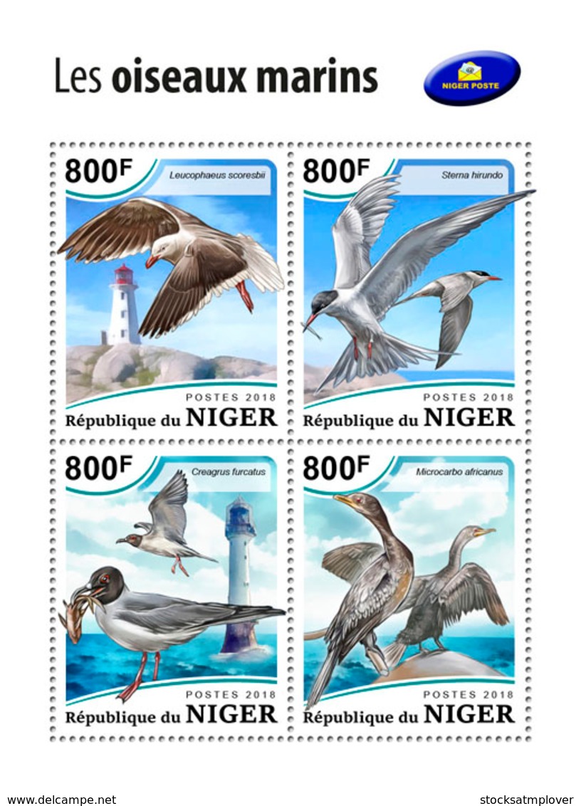 Niger 2018   Sea Birds  Fauna   S201812 - Niger (1960-...)