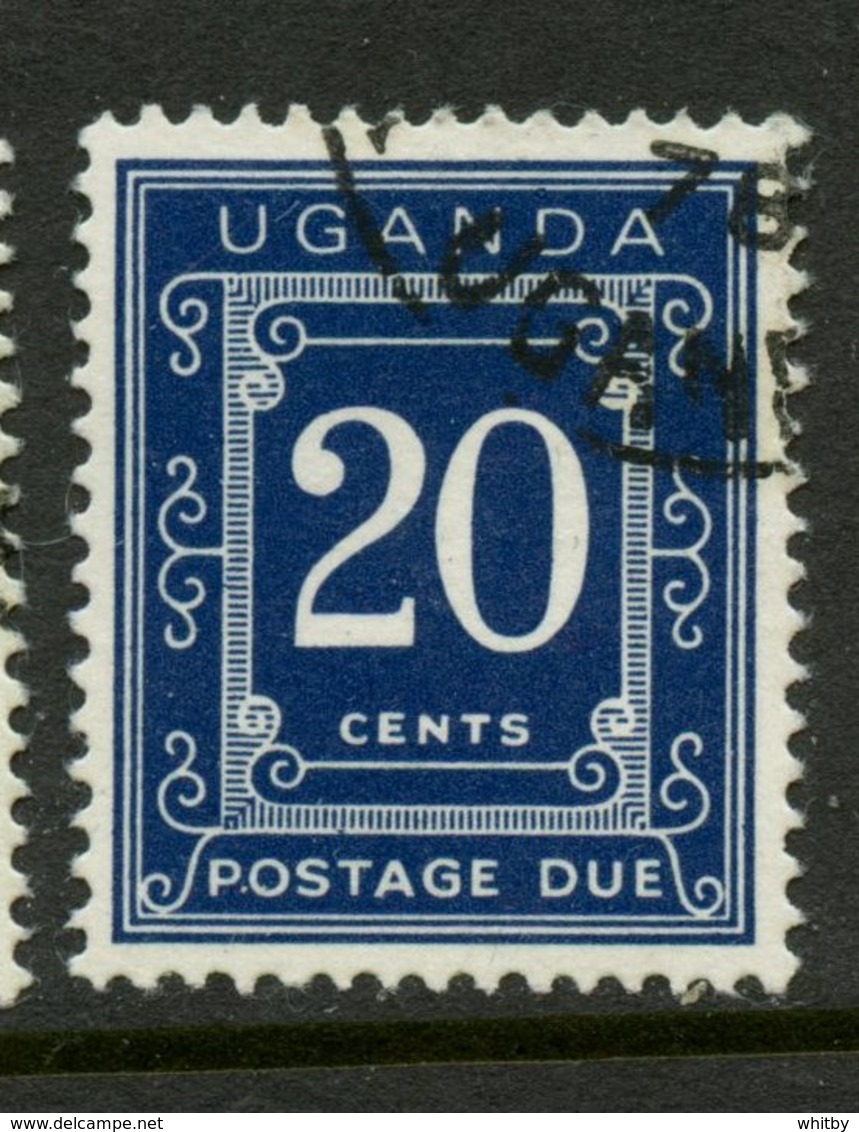 Uganda 1973 20c Postage Due Issue #J3b - Uganda (1962-...)