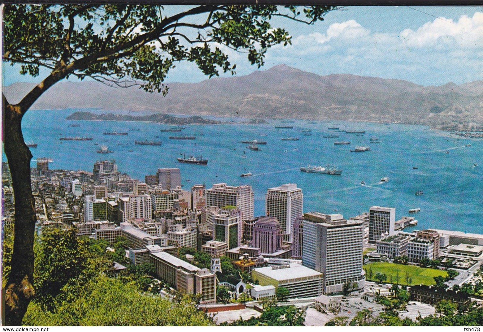 CHINE--HONG KONG--bird-eye View To The Central District Of Victoria Hong Kong---voir 2 Scans - Chine (Hong Kong)