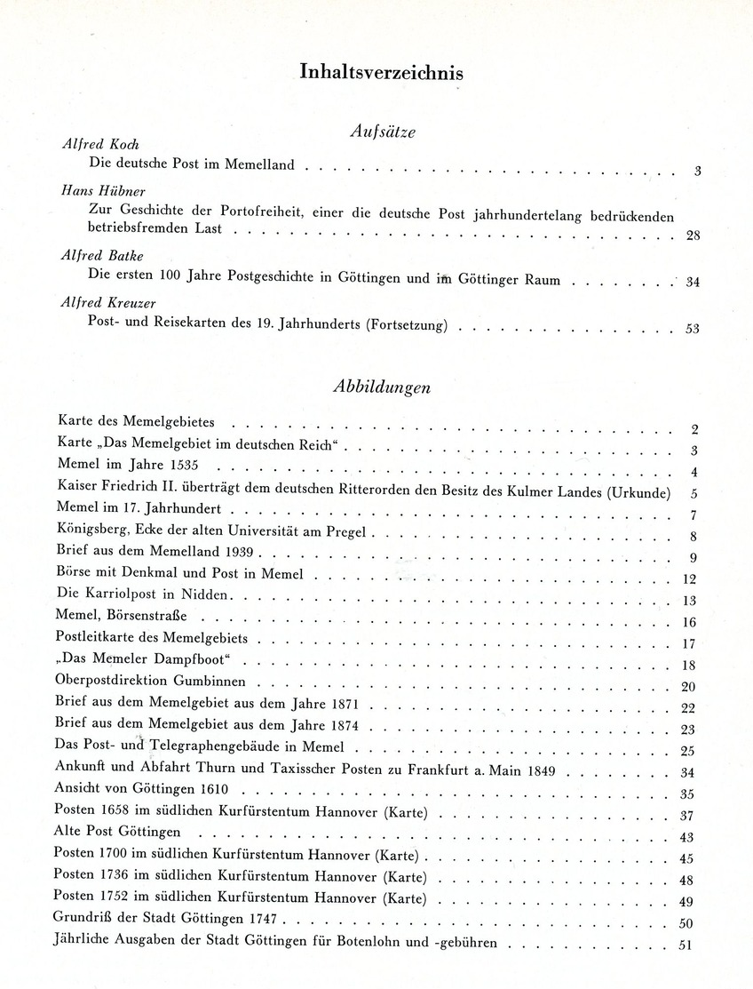Archiv Für Deutsche Postgeschichte Heft 1 / 1961 - Deutsch (ab 1941)