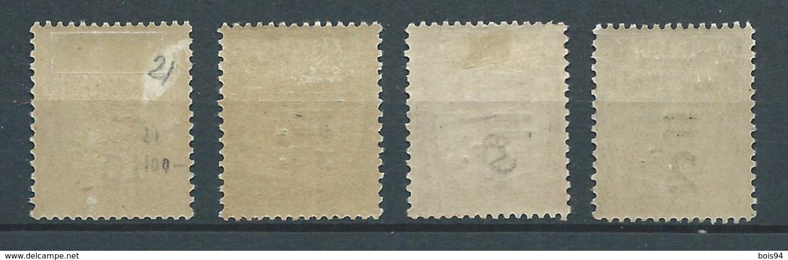 ALGERIE 1926/32 . Taxes N°s 21 à 24 . Neufs * (MH) . - Timbres-taxe